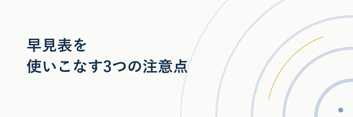 早見表で必要マイル数を確認する3ステップを示す手順図