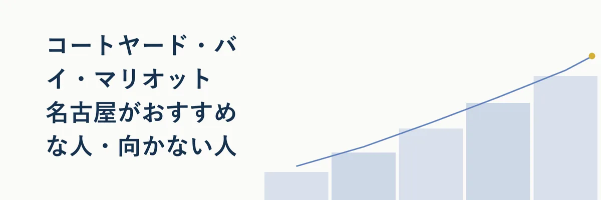 ホテル選びで向いている人・向かない人を対比させるイメージイラスト