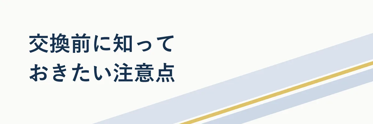 ポイント交換前に確認すべき注意点(有効期限・反映日数・レート変動)を示すチェックリスト風イメージ