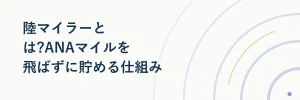 陸マイラーの始め方|初心者がまず知るべき3ステップとコツ