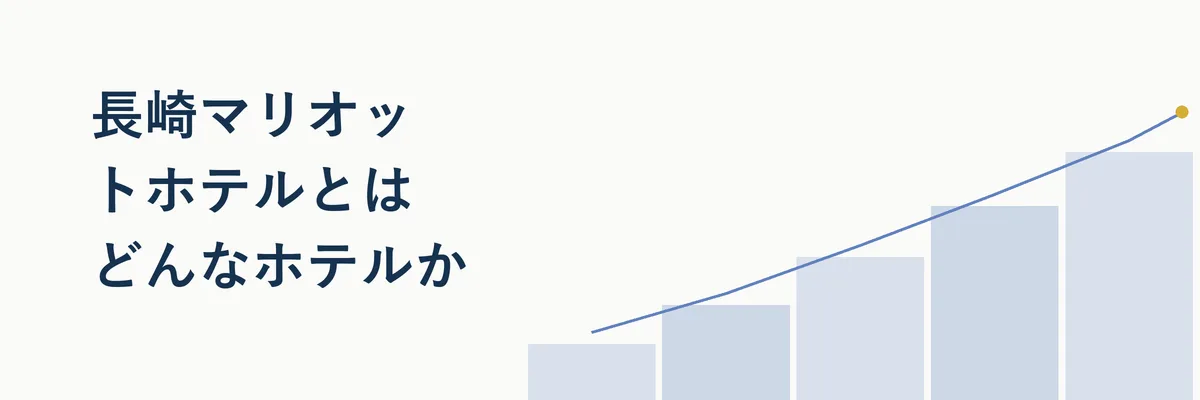 長崎駅前に建つ長崎マリオットホテルの外観をイメージした写真