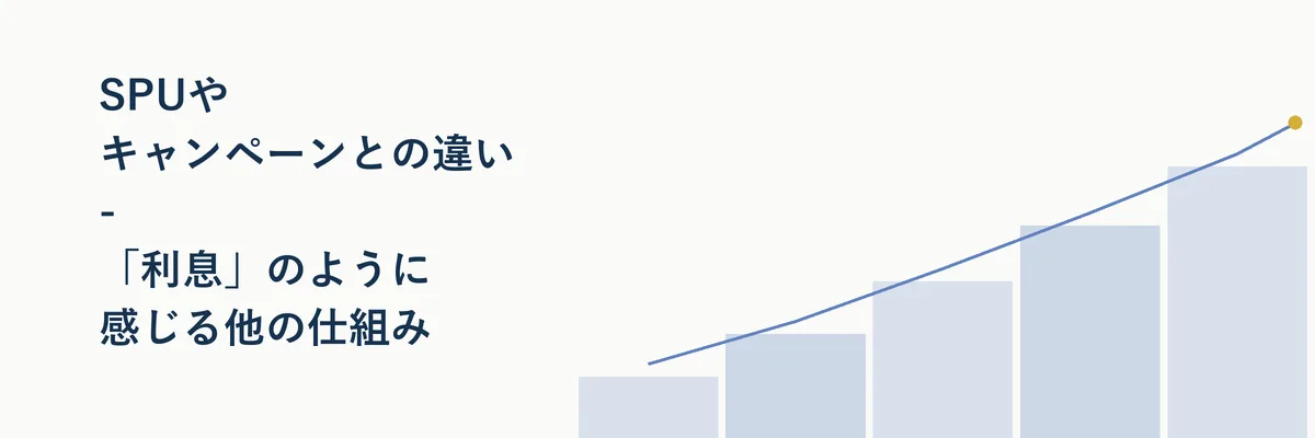 SPUによるポイント獲得率アップの仕組みを示す図解