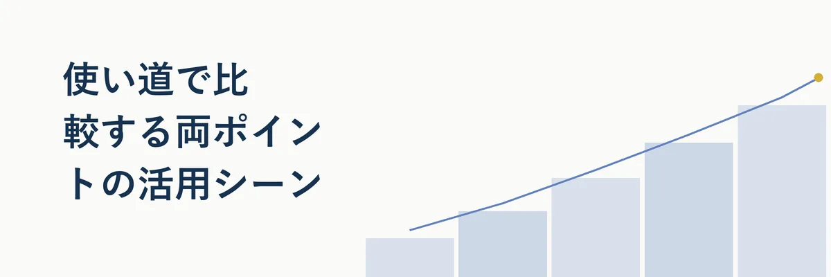 ポイントを支払いや運用サービスに使う場面のイメージイラスト
