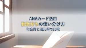 ANAカード複数持ちの使い分け方【年会費・還元率で比較】