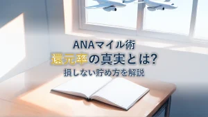 ANAマイル還元率の真実！損しない貯め方・使い方を徹底解説