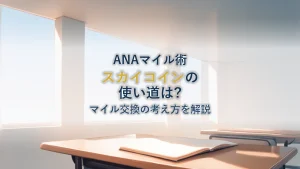 ANAスカイコインの使い方とは?マイル交換の考え方を解説