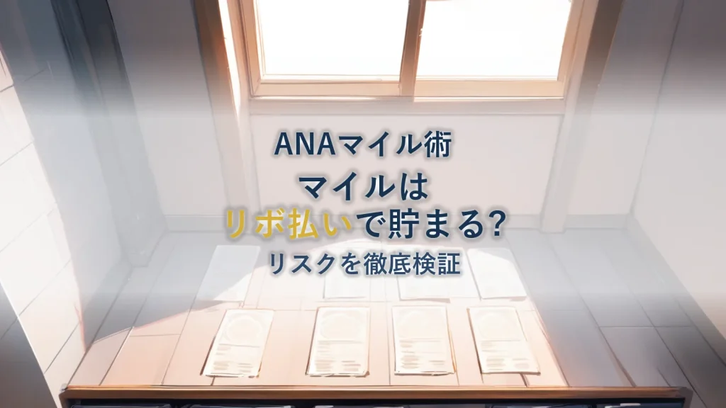 ANAマイル術マイルはリボ払いで貯まる?リスクを徹底検証