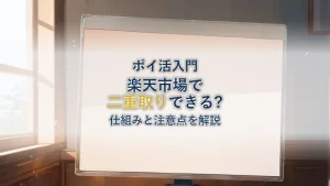 ハピタス経由で楽天市場は二重取りできる?仕組みと注意点を解説