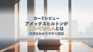アメックス ヒルトンとは?特徴と向いている人を解説