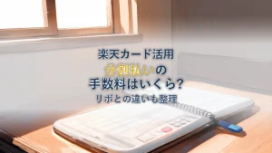 楽天カード分割払いの手数料は?リボとの違いとお得な使い方を完全解説