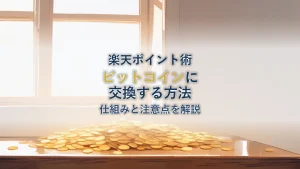 楽天ポイントでビットコインに交換?仕組みと注意点