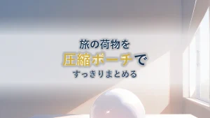衣類を圧縮したいトラベルポーチを選ぶ|EXCITECH トラベルポーチ 圧縮ポーチ YKK 両面収納 の仕様と確認したいこと